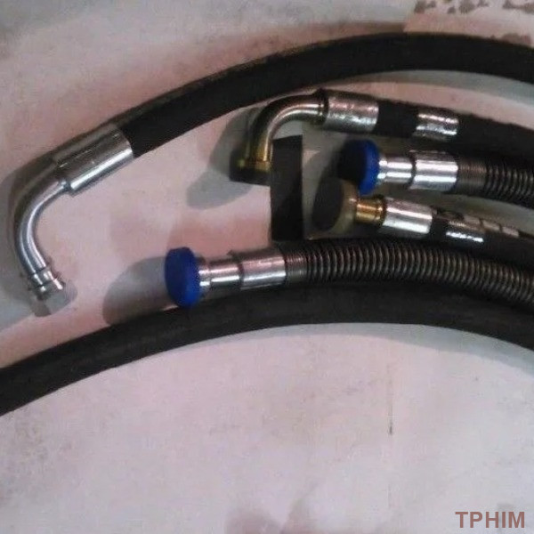 Рукав для автомоек РВД 10 м 08-2SN S27 DKF-W (М22х1.5) 35 МПа (гайка металл)